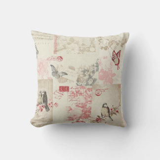 Butterflies, Birds, Flowers and Music Cushion