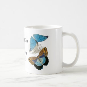 Butterflies - Blue Coffee Mug