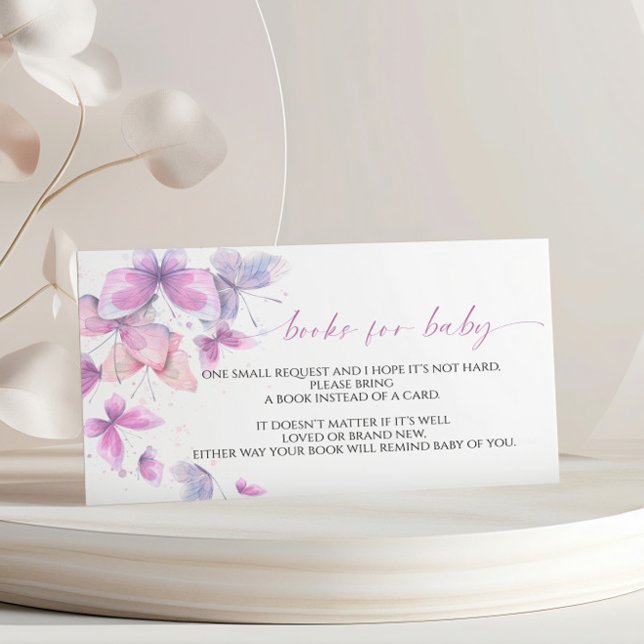 Butterflies Book for Baby Enclosure Card (Creator Uploaded)