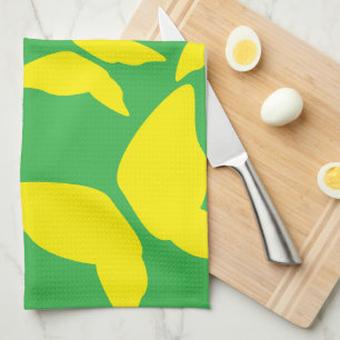 Butterflies Bright Bold Eclectic Kitchen Tea Towel