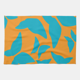 Butterflies Bright Bold Eclectic Kitchen Tea Towel
