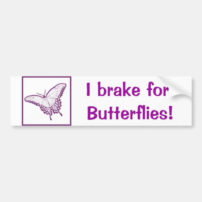 Butterflies Bumper Sticker (Front)
