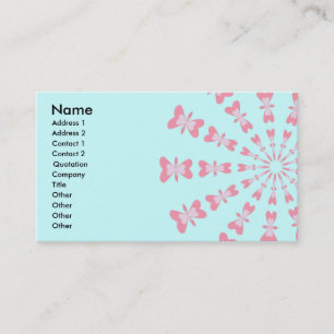 Butterflies Business Card