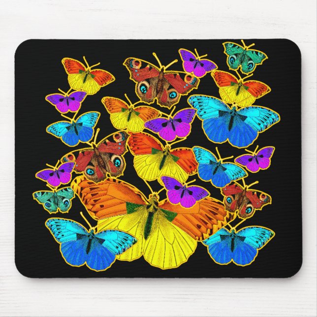 Butterflies! Butterflies! Mouse Mat (Front)