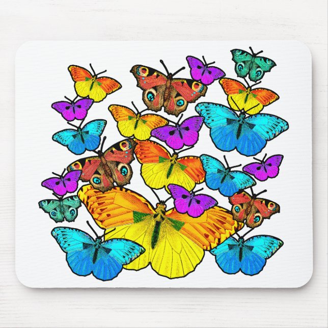 Butterflies! Butterflies! Mouse Mat (Front)