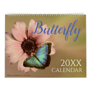 Butterflies Butterfly Photo Wall Calendar