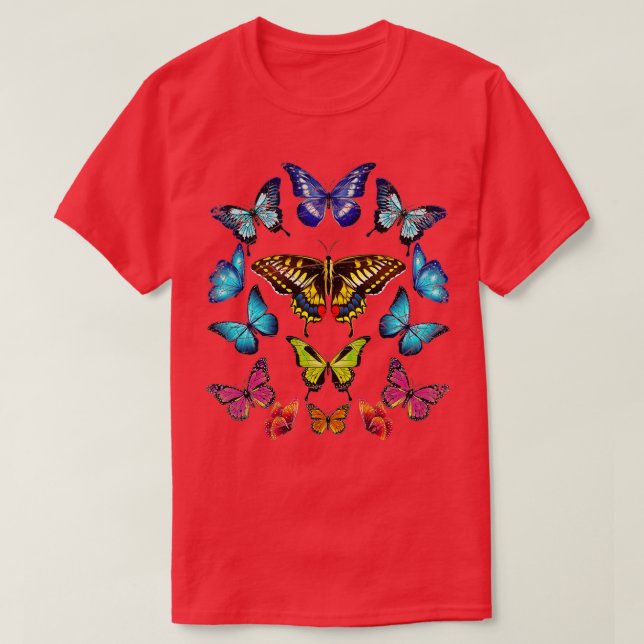 Butterflies Butterfly  T-Shirt (Design Front)