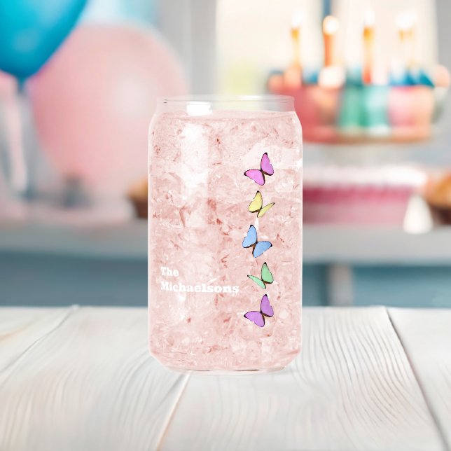 Butterflies Can Glass (Insitu (Baby Shower))