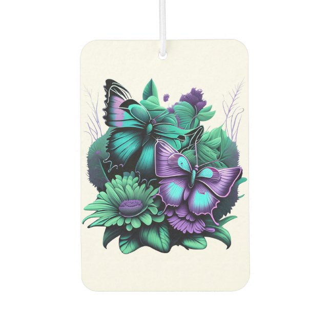 Butterflies Car Air Freshener (Front)