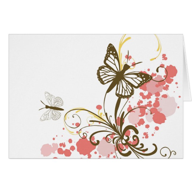 Butterflies Card (Front Horizontal)