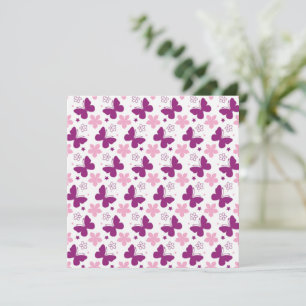 Butterflies card