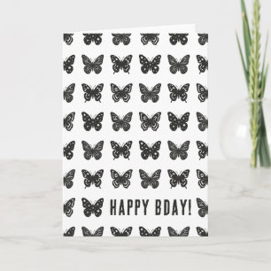 Butterflies card