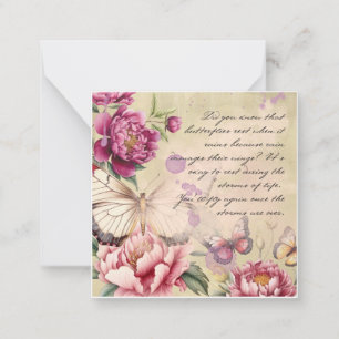 Butterflies card