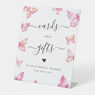 Butterflies cards and gifts Sign