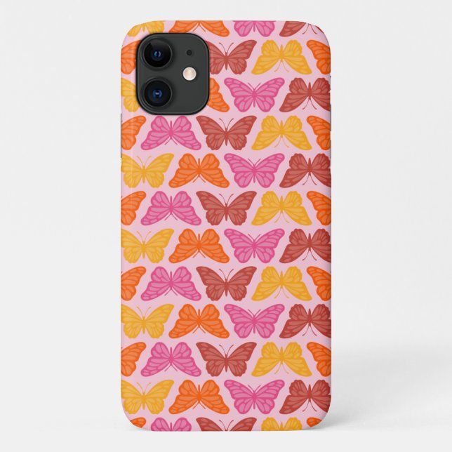 Butterflies Case-Mate iPhone Case (Back)
