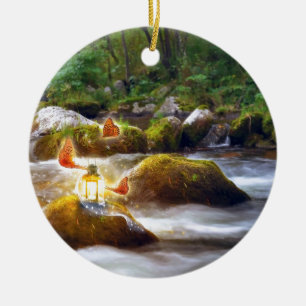 Butterflies Ceramic Tree Decoration