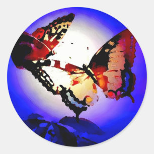 Butterflies Classic Round Sticker