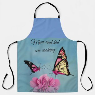 Butterflies cooking apron