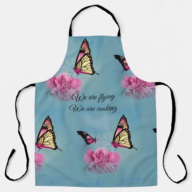 Butterflies cooking apron (Front)