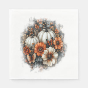 Butterflies Country Pumpkin Napkin