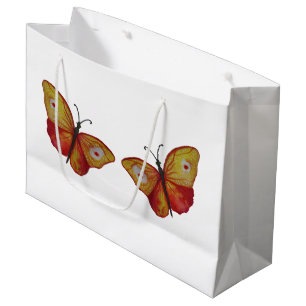 Butterflies Custom Gift Bag - Large, Glossy