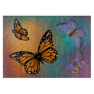 BUTTERFLIES CUTTING BOARD