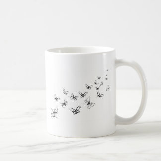 Butterflies Dancing Across the Page Coffee Mug
