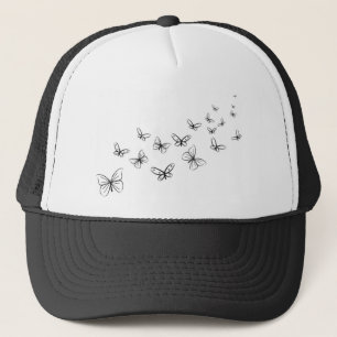 Butterflies Dancing Across the Page Trucker Hat