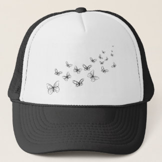 Butterflies Dancing Across the Page Trucker Hat