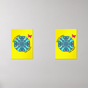 butterflies enjoy the jouney Wood Wall Art