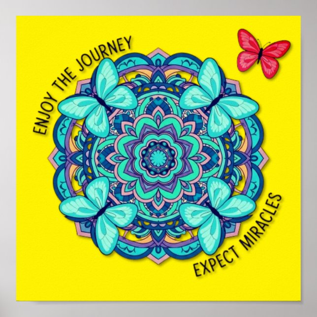 butterflies enjoy the jouney Wood Wall Art (Front)