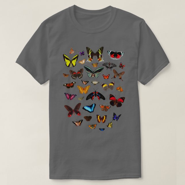 Butterflies Everywhere T-Shirt (Design Front)