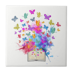 Butterflies explosion tile
