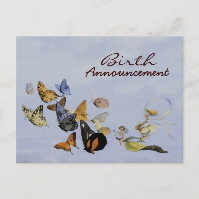 Butterflies & Fairies ~ Postcard / Invitations (Front)