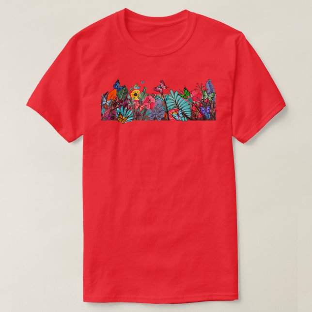 Butterflies Fairycore Aesthetic  T-Shirt (Design Front)