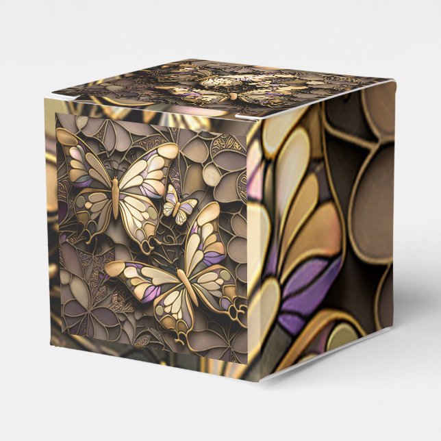  butterflies favour box (Front Side)