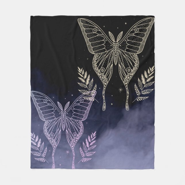 Butterflies Fleece blanket (Front)