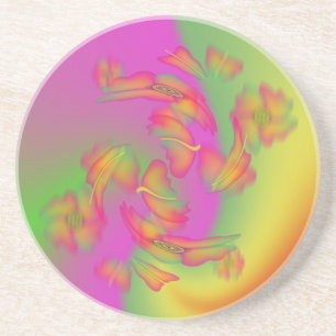 Butterflies & Flowers Coaster