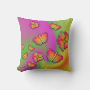Butterflies & Flowers Cushion