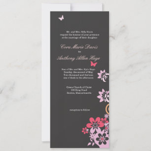 Butterflies & Flowers Invitation
