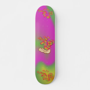 Butterflies & Flowers Skateboard