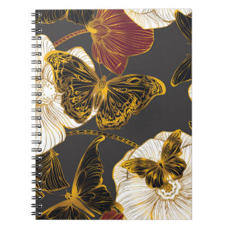 Butterflies & Flowers: Spring Boho Pattern Notebook