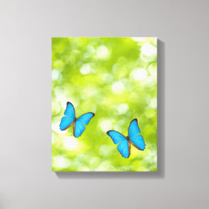 Butterflies flying canvas print