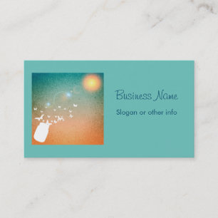 Butterflies Flying Towards the Sun Business Card