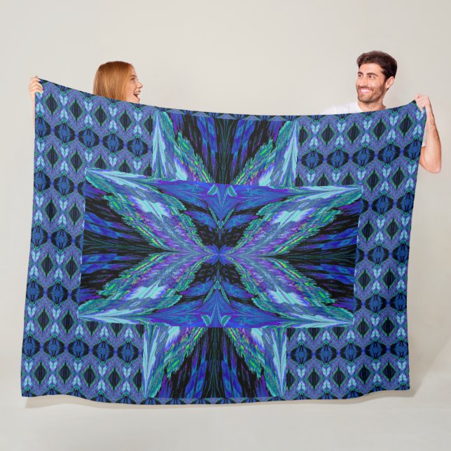 Butterflies For Anastacia 11 Fleece Blanket (In Situ)