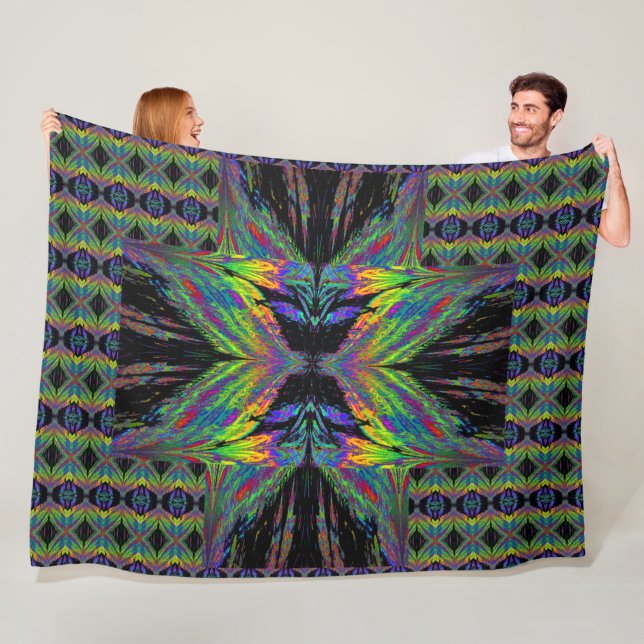 Butterflies For Anastacia 27 Fleece Blanket (In Situ)