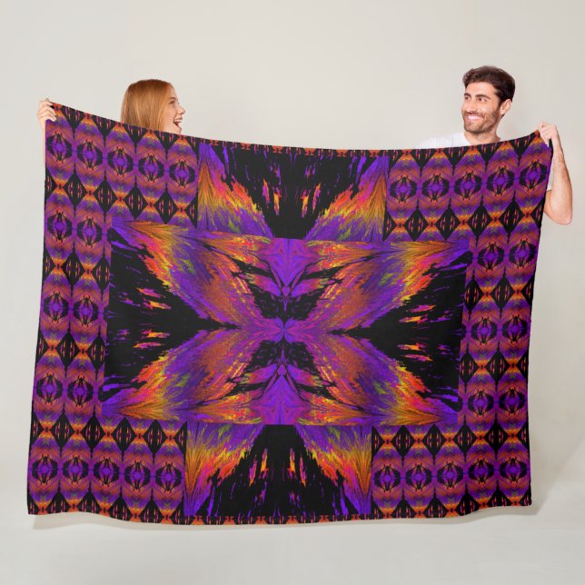Butterflies For Anastacia 49 Fleece Blanket (In Situ)