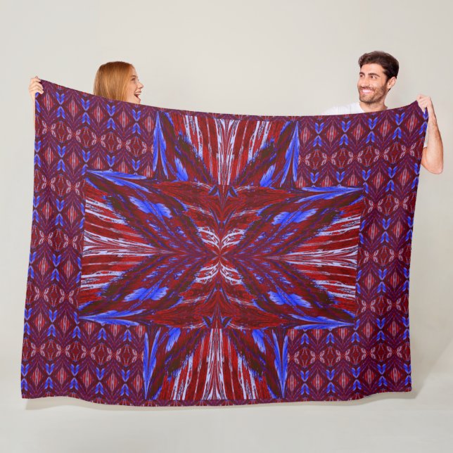 Butterflies For Anastacia 8 Fleece Blanket (In Situ)