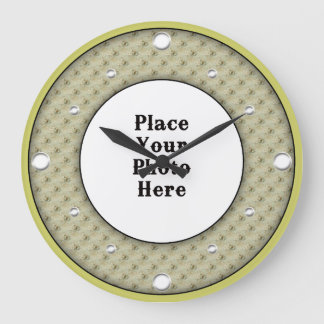 Butterflies Frame Your Photo Wall Clock