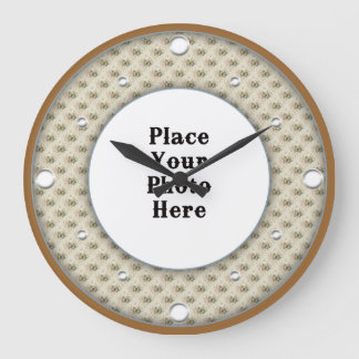 Butterflies Frame Your Photo Wall Clock